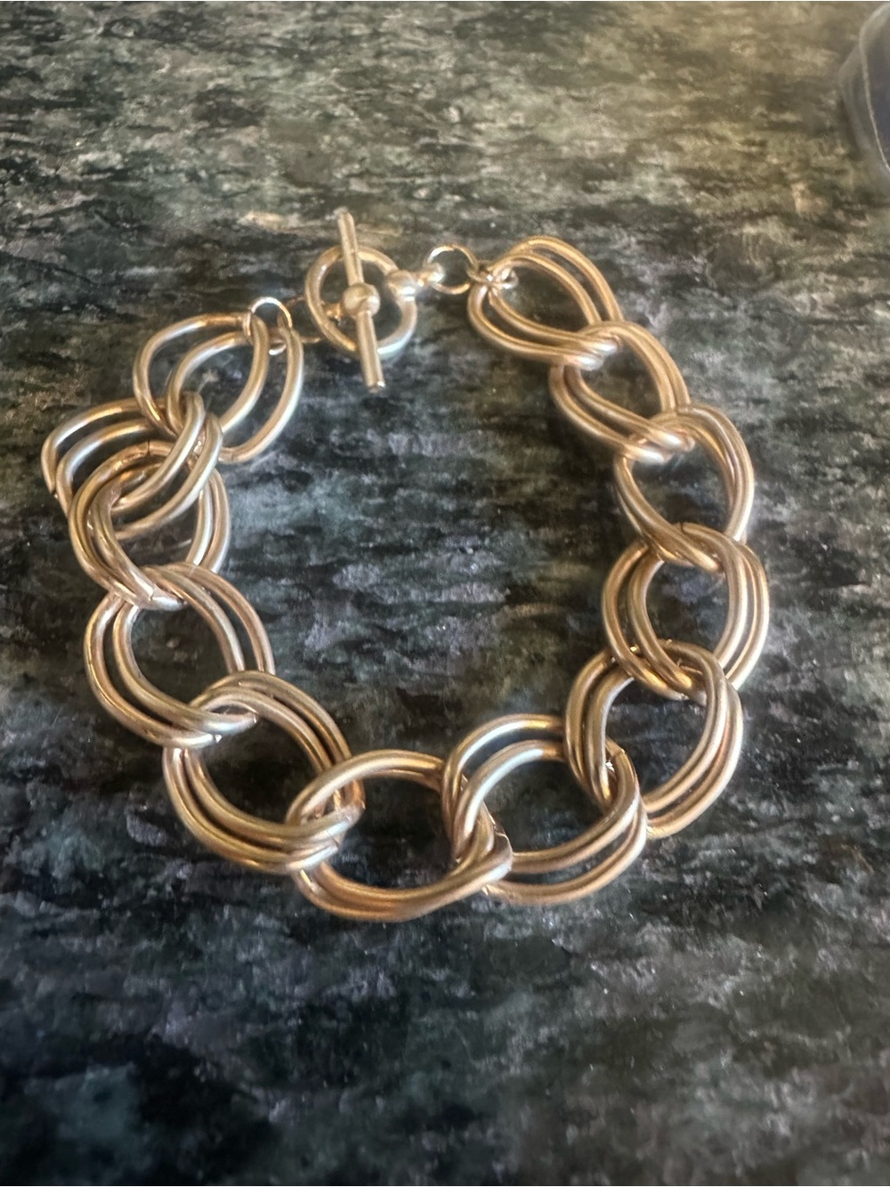 Classic Chunky Link Bracelet - Gold Tone